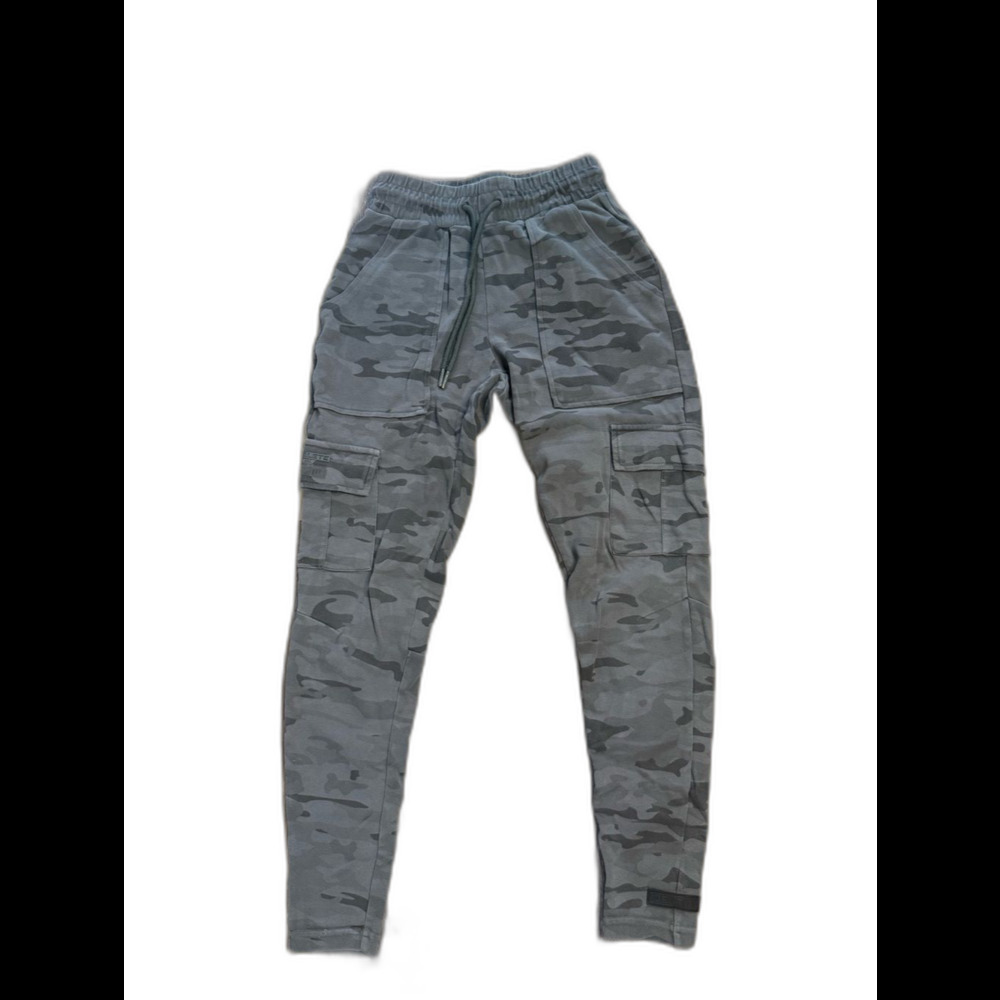 Alphalete Identity Cargo Pants Terrain Camo XS Slim Fit Gym Joggers